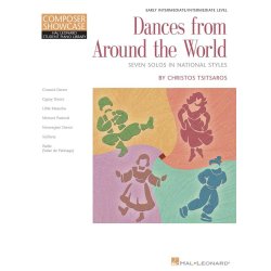 Dances from Around the World : Early Intermediate/Intermediate Level Composer Showcase