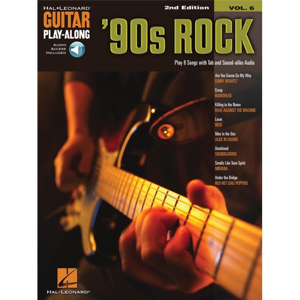 '90s Rock - 2nd Edition : Guitar Play-Along Volume 6