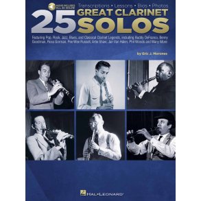 25 Great Clarinet Solos : Transcriptions - Lessons - Bios - Photos