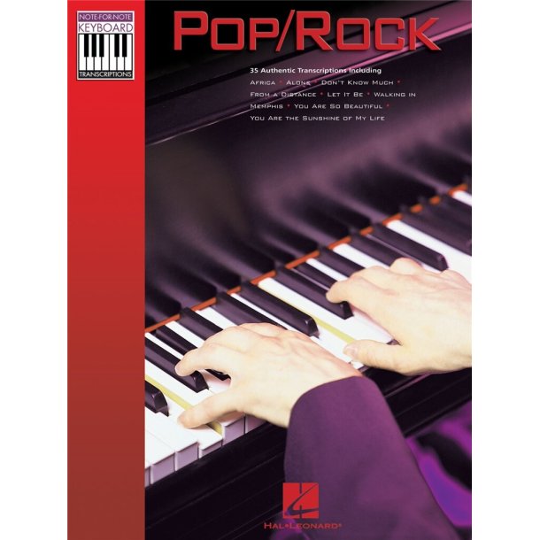 Pop/Rock : Note-for-Note Keyboard Transcriptions