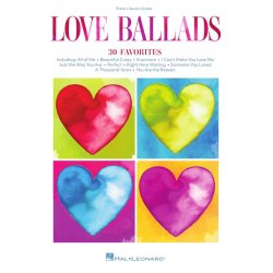 Love Ballads - Piano, Vocal and Guitar