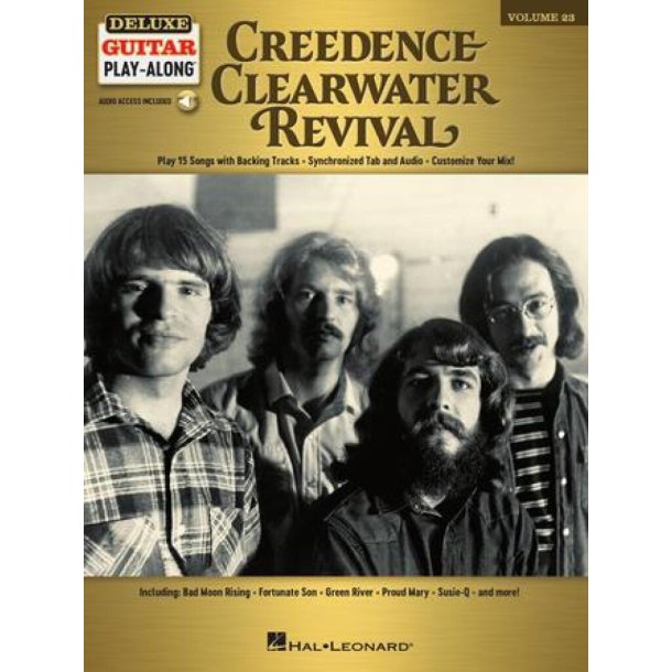 Creedence Clearwater Revival : Deluxe Guitar Play-Along Vol. 23. Book with Interactive Online Audio Interface