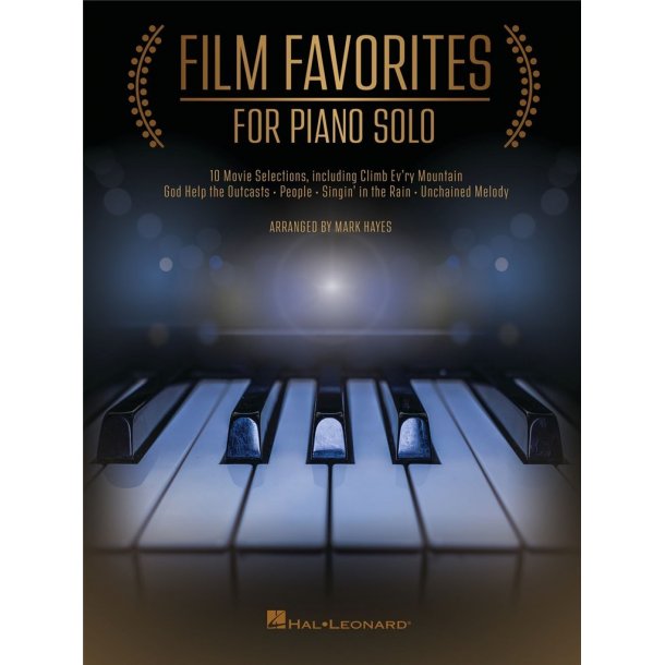 Film Favorites for Piano Solo : 10 Movie Selections