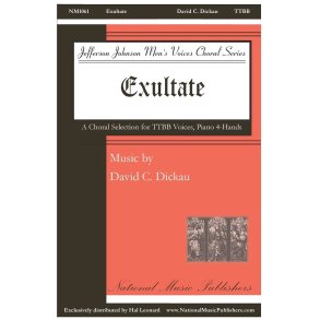 Exultate : TTBB, Piano/4 Hands