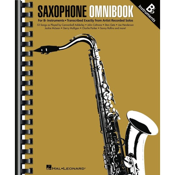 Saxophone Omnibook for B-Flat Instruments : Transcribed Exactly from Artist Recorded Solos