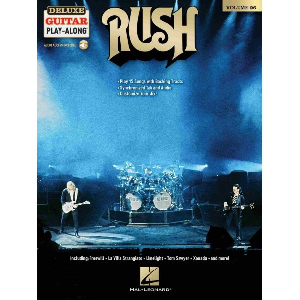 Rush : Deluxe Guitar Play-Along Volume 26