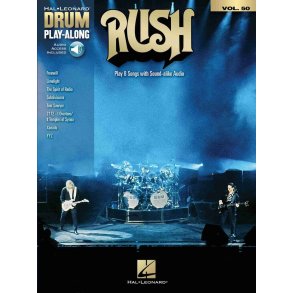 Rush : Hal Leonard Drum Play-Along Volume 50