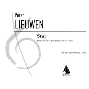 Star : for Soprano Solo, Cello, Percussion, and Piano Playing
