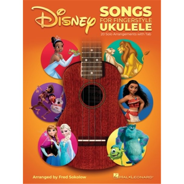 Disney Songs for Fingerstyle Ukulele : 20 Solo Arrangements with Tab
