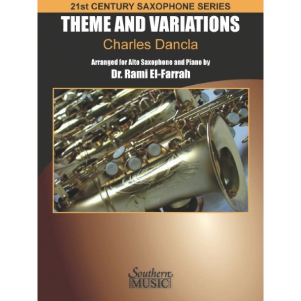 Theme and Variations : for Alto Saxophone and Piano