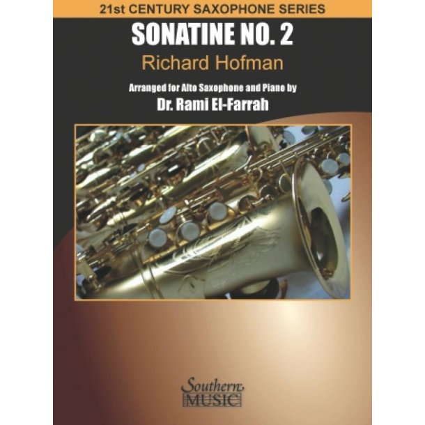 Sonatine No. 2 : 21st Century Saxophone Series for Alto Sax and Piano