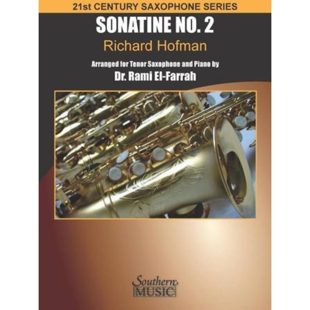 Sonatine No. 2 : 21st Century Saxophone Series for Tenor Saxophone and Piano