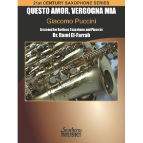 Questo Amor Vergogna Mia : for Baritone Saxophone and Piano