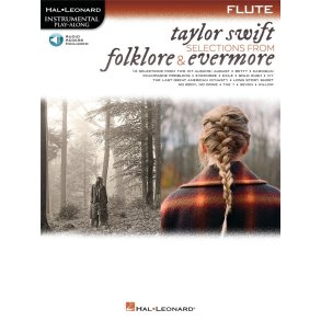 Taylor Swift - Selections from Folklore & Evermore : Flute Play-Along Book with Online Audio