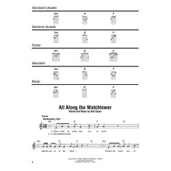 Bob Dylan - Strum Together : Lyrics, Melody Lines, and Chord Frames for Standard Uke, Baritone Uke, Guitar, Mandolin, and Banjo