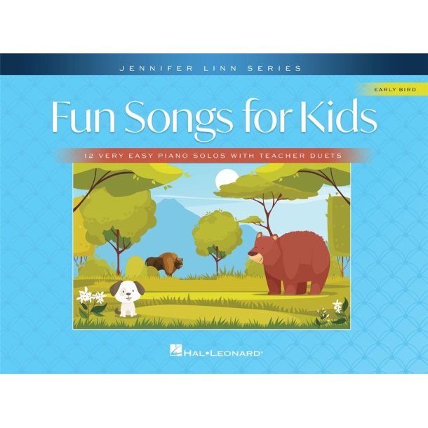 Fun Songs for Kids : 12 Very Easy Piano Solos with Teacher Duets