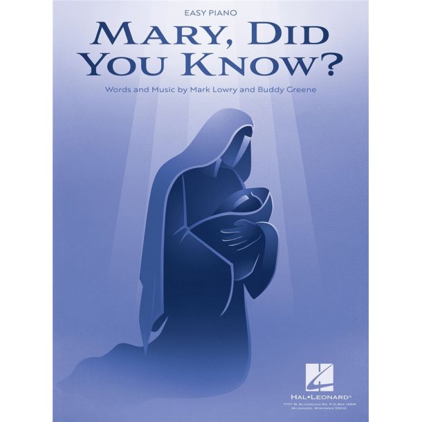 Mary, Did You Know? : Easy Piano Sheet Music