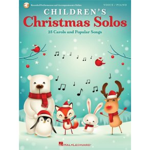 Children's Christmas Solos : 25 Carols and Popular Songs Recorded Performances and Accompaniments Online