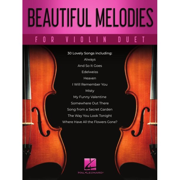Beautiful Melodies for Violin Duet