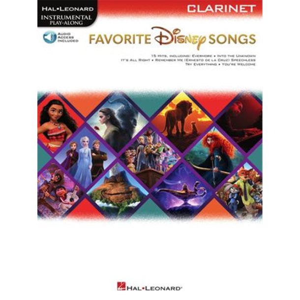 Favorite Disney Songs : Instrumental Play-along for Clarinet