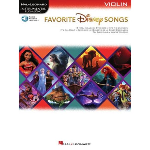 Favorite Disney Songs : Instrumental Play-along for Violin