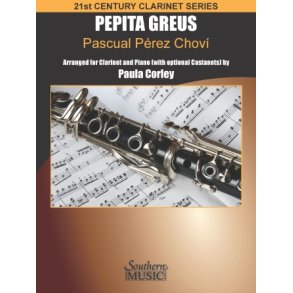 Pepita Greus: Pasadoble : for Clarinet and Piano (with optional Castanets)