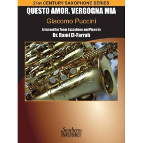 Questo Amor Vergogna Mia from Edgar : for Tenor Saxophone and Piano