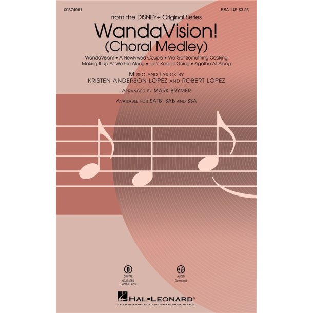 WandaVision! (Choral Medley) : from the Disney+ Original Series