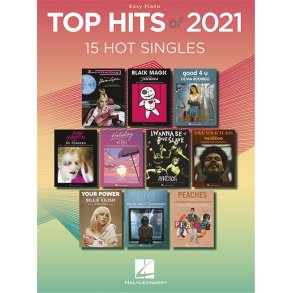TOP HITS OF 2021 - 15 Hot Singles, EASY Piano, begynder klaver