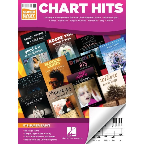 Chart Hits - Super Easy Piano