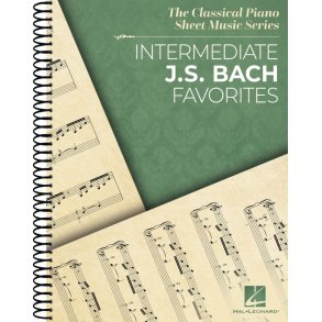 Intermediate J.S. Bach Favorites : The Classical Piano Sheet Music Series