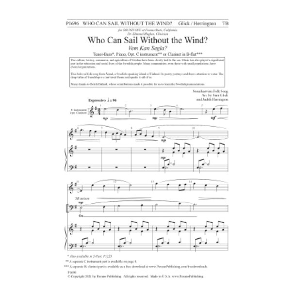 Who Can Sail Without the Wind?