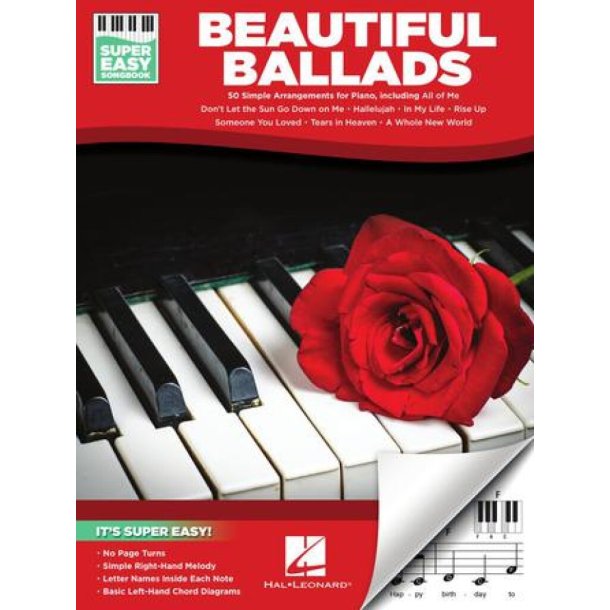 Beautiful Ballads - Super Easy Songbook