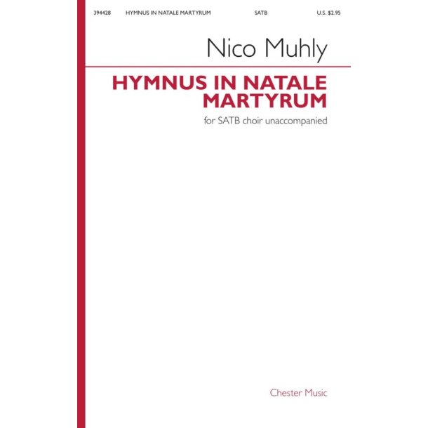 Hymnus In Natale Martyrum : SATB