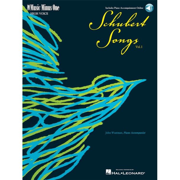 Music Minus One - Franz Schubert: German Lieder (High Voice) Vol. I (Book &amp; Audio-online)