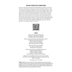 What I Can Change : Voices in Harmony