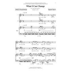 What I Can Change : Voices in Harmony