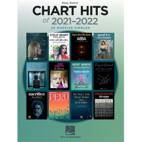 Chart Hits of 2021-2022 - easy guitar