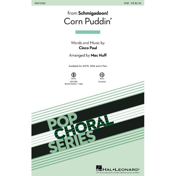 Corn Puddin' : from Schmigadoon!