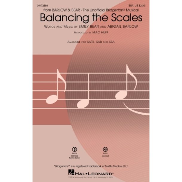 Balancing the Scales : from The Unofficial Bridgerton Musical