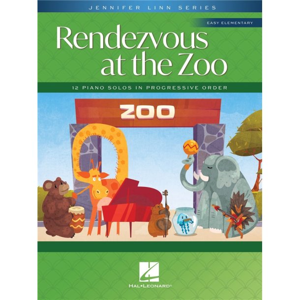 Rendezvous at the Zoo - 12 Piano Solos : Jennifer Linn Series Easy Elementary Solos In Progressive Order