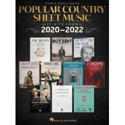 Popular Country Sheet Music : 27 Hits from 2020-2022