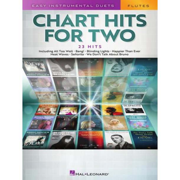 Chart Hits for Two : Easy Instrumental Duets for Two - Flute Edition
