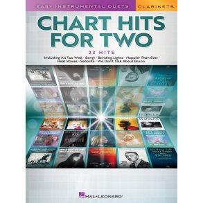 Chart Hits for Two : Easy Instrumental Duets for Two - Clarinet Edition