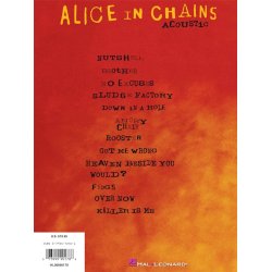 Alice in Chains - Acoustic : Acoustic Guitar Recorded Versions