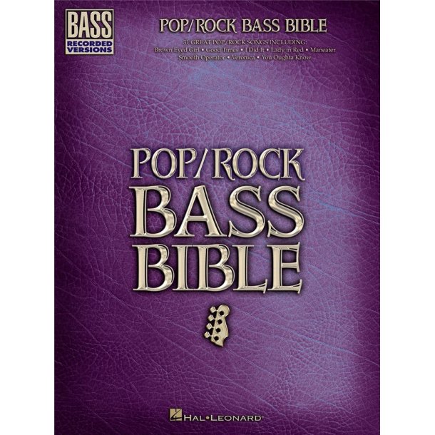 Pop/Rock Bass Bible : Bass Recorded Versions