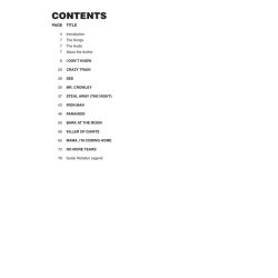 The Very Best Of Ozzy Osbourne: Guitar Signature Licks