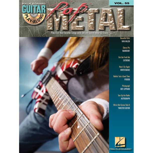 Pop Metal : Guitar Play-Along Volume 55