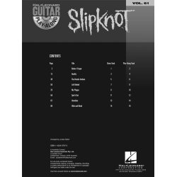 Slipknot : Guitar Play-Along Volume 61