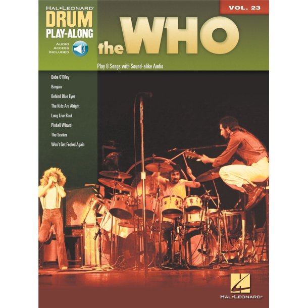 The Who : Drum Play-Along Volume 23